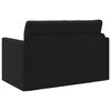 vidaXL Sofa postelja 110cm Črna blago