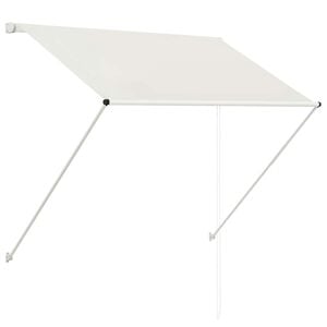 vidaXL Zložljiva tenda 150x150 cm krem