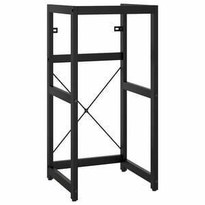vidaXL Kopalni&scaron;ki regal črn 40x38x83 cm železo