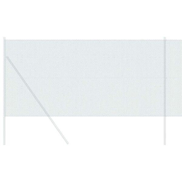 vidaXL Šesterokotna ograja Zelena 1.4 x 50 m Jeklo