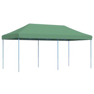 vidaXL Zložljivi pop-up &scaron;otor za zabave zelen 580x292x315 cm