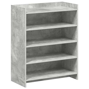 vidaXL Omara za čevlje Betonsko siva 73,5 x 36 x 92 cm Inženirski les