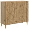 vidaXL Strani &scaron;al Artisan hrast 89 x 34,5 x 80 cm Inženirski les