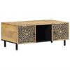 vidaXL Klubska mizica 100x54x40 cm trden mangov les