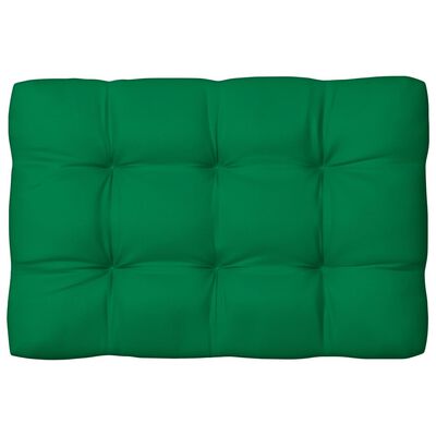 vidaXL Blazine za kavč iz palet 7 kosov zelene