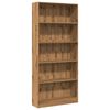 vidaXL Knjižna omara artisan hrast 80x24x176 cm inženirski les