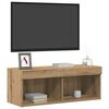 vidaXL Komplet TV omaric 2 pcs Umetni hrast 80 x 30 x 30 cm