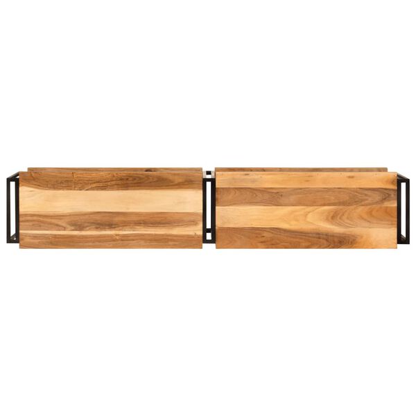 vidaXL TV omarica 160x30x40 cm trden akacijev les