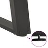 vidaXL Noge za konzolno mizico v obliki črke U 2 kosa antracitne 38 x (72-73) cm jeklo