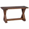 vidaXL klop Naravna 85 x 35 x 46 cm Trden predelan les