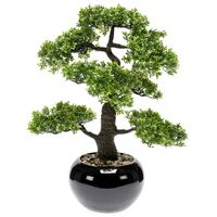 Emerald Umetni fikus mini bonsai zelene barve 47 cm 420006