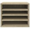 vidaXL Organizator za pisalno mizo sonoma hrast 36x26x29,5 cm inž. les