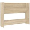 vidaXL Stenska omara za čevlje sonoma hrast 80x18x60 cm inženirski les