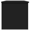 vidaXL Škatla za shranjevanje črna 102x35x35 cm inženirski les