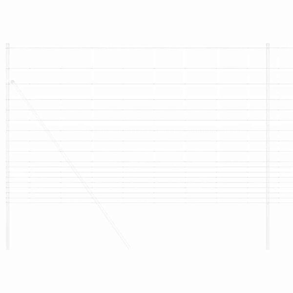 vidaXL Divja ograja Vroča cinkana 1000 x 150 x 0,18 cm elezo