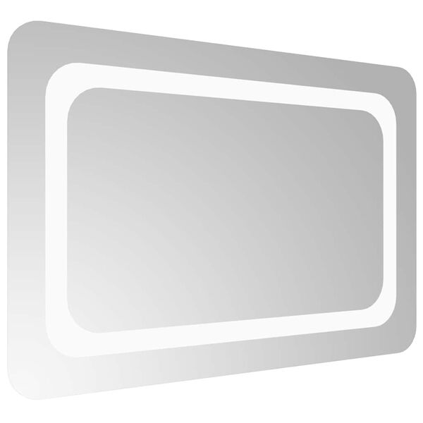 vidaXL LED kopalni&scaron;ko ogledalo 60x40 cm