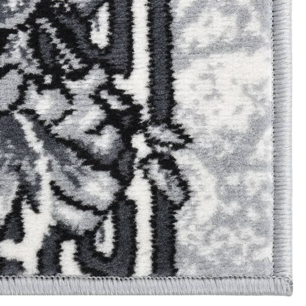 vidaXL Tepih tekač BCF siv 100x400 cm