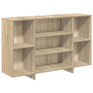 vidaXL Komoda sonoma hrast 120x30x75 cm iverna plo&scaron;ča