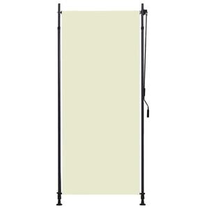 vidaXL Zunanje rolo senčilo 100x270 cm krem