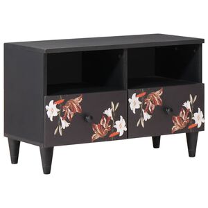 vidaXL Omare za shranjevanje s predalom večbarvno 70 x 33,5 x 46 cm