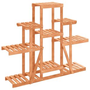 vidaXL Stojalo za rastline 110x25x96 cm trden les jelke