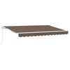 vidaXL Retraktilna tenda Taupe 2,5 x 2 m blago