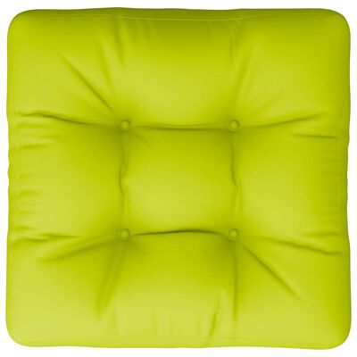 vidaXL Blazina za kavč iz palet svetlo zelena 60x60x12 cm