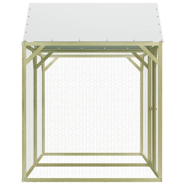 vidaXL Kokošnjak 3x1,5x2 m impregnirana borovina