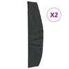 vidaXL Prevleka za vrtni senčnik 2 kosa 265x50/70/40 cm 420D oxford