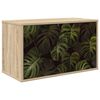 vidaXL Stenska TV omarica ELBURG 69 x 33 x 40 cm Sonoma hrast
