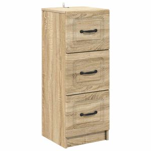 vidaXL Predalna omara Sonoma hrast 33 x 34,5 x 87 cm Inženirski les