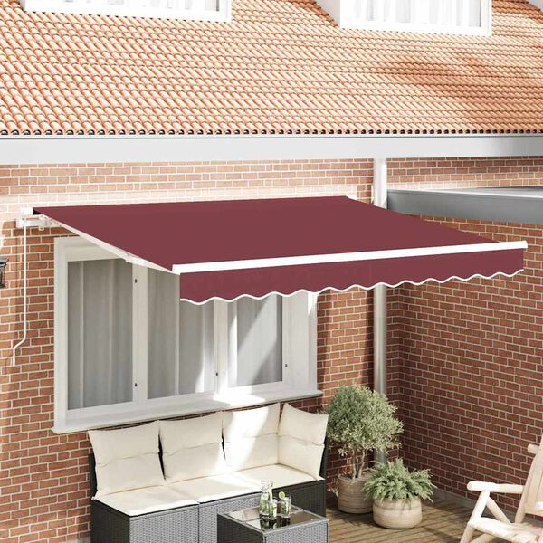 vidaXL Nadomestno platno za tendo Burgundija 300 x 200 cm Platno