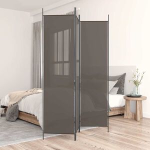 vidaXL Paravan 3-delni antracit 150x220 cm blago
