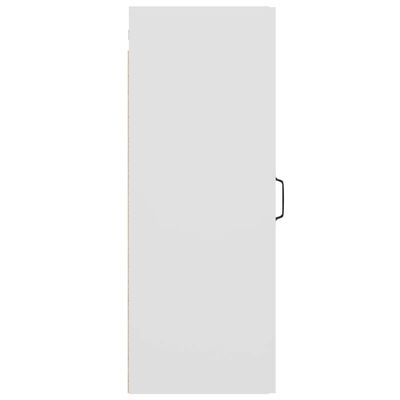 vidaXL Viseča stenska omarica bela 34,5x34x90 cm