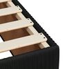 vidaXL Box spring postelja z vzmetnico črna 120x200 cm žamet