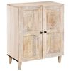 vidaXL Strani &scaron;al Bela 60 x 33 x 75 cm trden mangov les