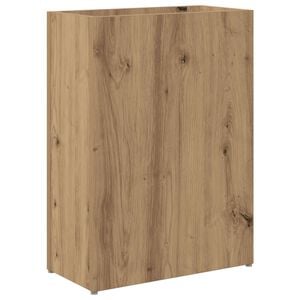 vidaXL Stojalo za dežnik Umetni hrast 40 x 20 x 55,5 cm Inženirski les