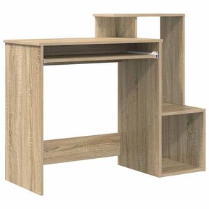 vidaXL Miza Sonoma hrast 106 x 41 x 88.5 cm Inženirski les