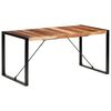 vidaXL Jedilna miza 160x80x75 cm trden les s fini&scaron;em iz palisandra