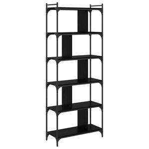vidaXL Knjižna omara 5 ravni 76 x 32 x 192 cm Inženirski les