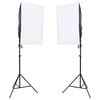 vidaXL Komplet za foto studio z lučmi in ozadjem