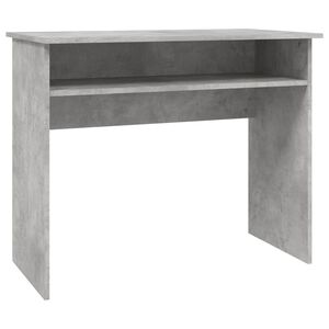 vidaXL Pisalna miza betonsko siva 90x50x74 cm iverna plo&scaron;ča
