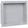 vidaXL Ni&scaron;a za tu&scaron; kabino mat siva 41x51x10 cm