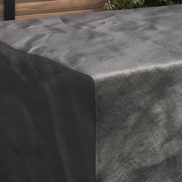 vidaXL Prevleka za pohi&scaron;tvo Enobarvno Črna 220 x 150 x 85 cm 420D