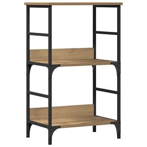 vidaXL Knjižna omara artisan hrast 50x33x82 cm inženirski les