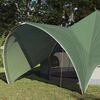 vidaXL Teepee &scaron;otor s streho Zelena in Siva 600 x 600 x 347 cm