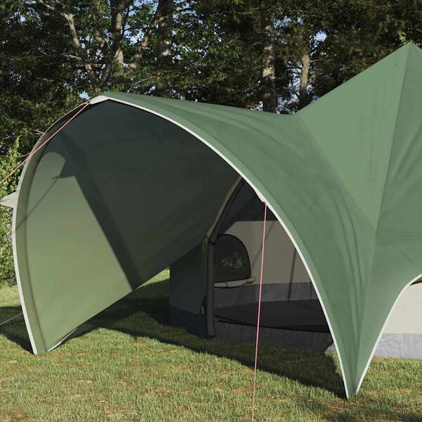 vidaXL Teepee &scaron;otor s streho Zelena in Siva 600 x 600 x 347 cm