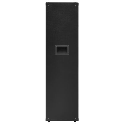 vidaXL Profesionalni pasivni odrski zvočnik 1000 W črne barve