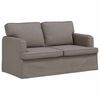vidaXL Kavč 2 pcs Taupe 144 x 80 x 85 cm blago