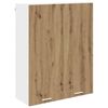 vidaXL Viseča omarica Umetni hrast 80 x 31 x 100 cm Konstruiran les